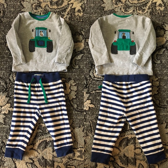 Mini Boden Other - Mini Boden boys tractor set 6-12m VGUC adorable